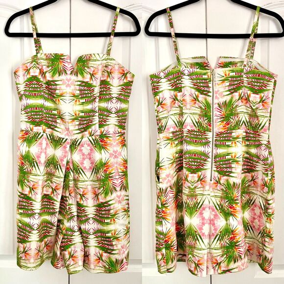 INC International Concepts Tropical Vacation Romper Size 8 Removable Straps - Picture 1 of 8